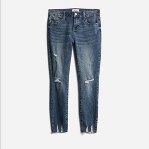Pistola scissor cut distressed jean